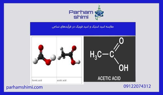 مقایسه اسید استیک و اسید فرمیک در فرآیندهای نساجی